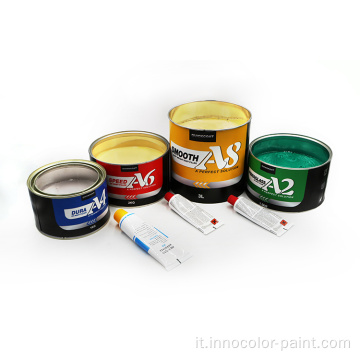 QuickCoat A2 Paint Automotive Paint 2K Body Filler Pusty Glass Fibra Grigio Anti-collisione